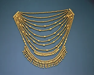 Halskette mit Glocken (Gold)